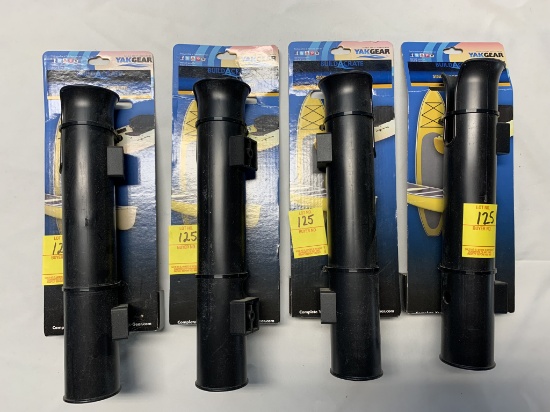 QTY. 4 - YAK GEAR SINGLE ROD HOLDER KITS, X $