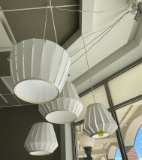 QTY. 4 - WHITE LIGHT FIXTURES