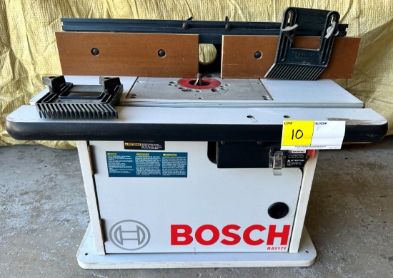 BOSH RA1171 BENCHTOP ROUTER TABLE AND ACCESSORIES