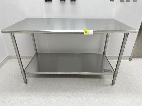 STAINLESS STEEL EAGLE TABLE (30" WIDTH X 60" LENGTH)