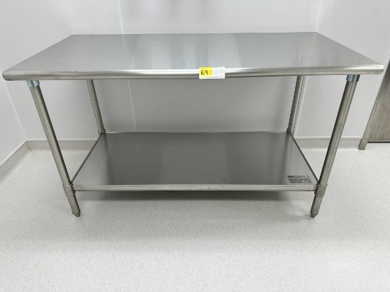 STAINLESS STEEL EAGLE TABLE (30" WIDTH X 60" LENGTH)