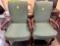LOT OF 2 UPHOLSTERD ARM CHAIRS