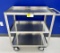 STAINLESS STEEL ROLLING CART (18