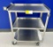 STAINLESS STEEL ROLLING CART (16