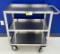 STAINLESS STEEL ROLLING CART (18