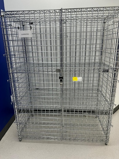 UNLINE WIRE SECURITY CAGE (24"W X 48" L X 63" H)
