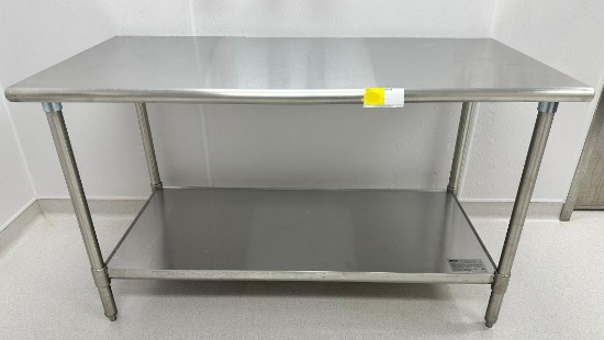 STAINLESS STEEL EAGLE TABLE (30"W X 60"L)