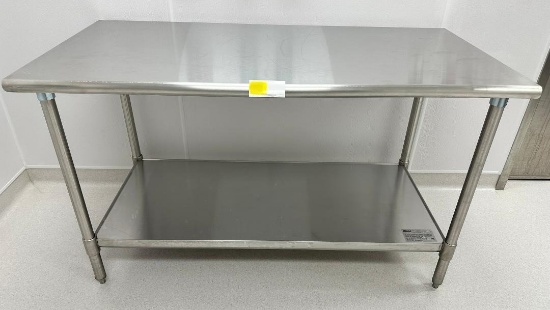 STAINLESS STEEL EAGLE TABLE (30"W X 60"L)