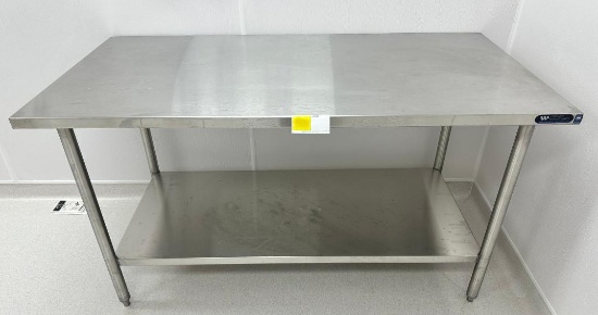 AMTEKCO WASSERSTROM STAINLESS STEEL TABLE (30"W X 60"L X 34"H)