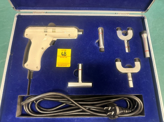 ELECTRIC IMPULSE GUN ACTUATOR MASSAGER WITH ATTACHMENTS