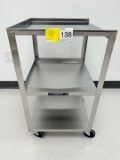 STAINLESS STEEL LAKESIDE ROLLING CART (17