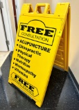 PLASTIC A-FRAME SIGN 24
