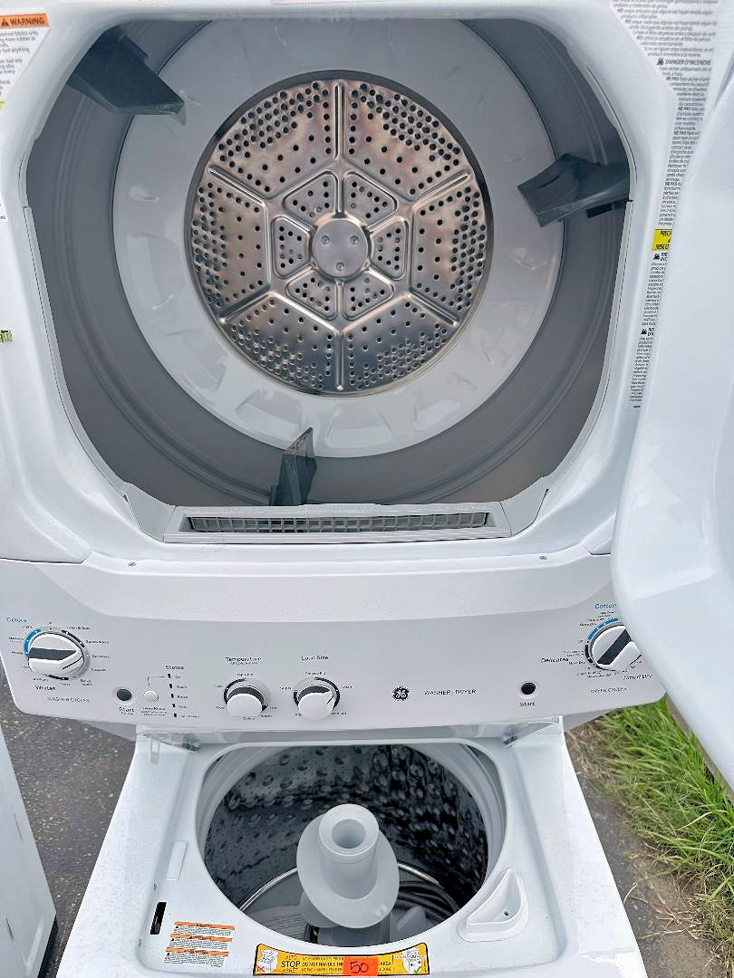 GE Washer Electric Dryer Combo In White GUD27ESSMWW The, 52 OFF