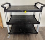 PLASTIC CART ON WHEELS