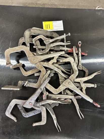LOT OF ASSORTED CLAMPS