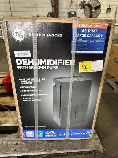 GE DEHUMIDIFIER WITH BUILT-IN PUMP