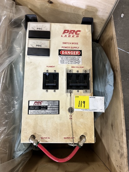 PRC LASER SWITCH MODE POWER SUPPLY (SERIAL #9611 HV 205N) NEEDS SERVICE