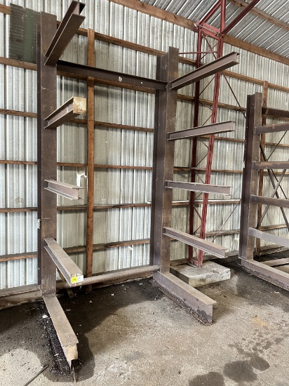 METAL RACK (6'W  X  5'L  X  12'H)