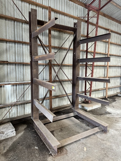 METAL RACK (64"W  X  56"L  X 10'8"H)