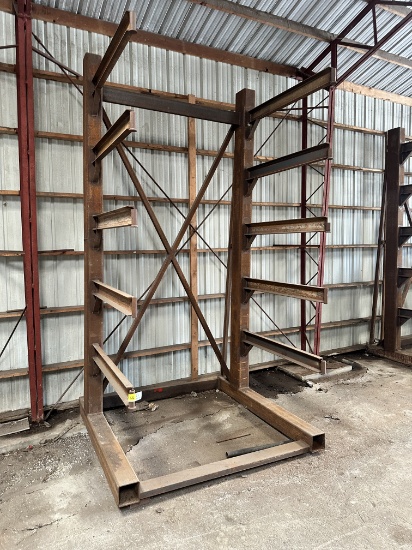 METAL RACK (6'W  X 6'L  X  11'6"H)