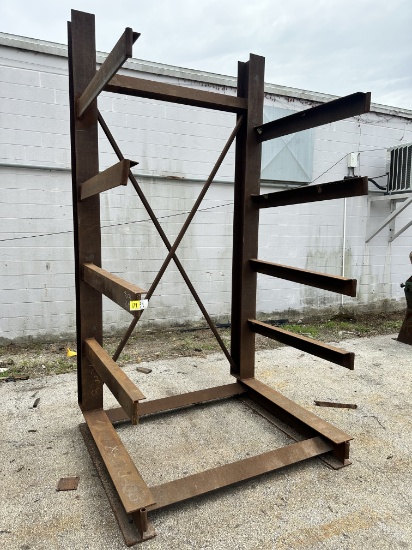 METAL RACK (6'W  X  5'L  X  11'H)
