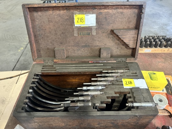 STARRETT MICROMETER SET (MISSING PIECES)