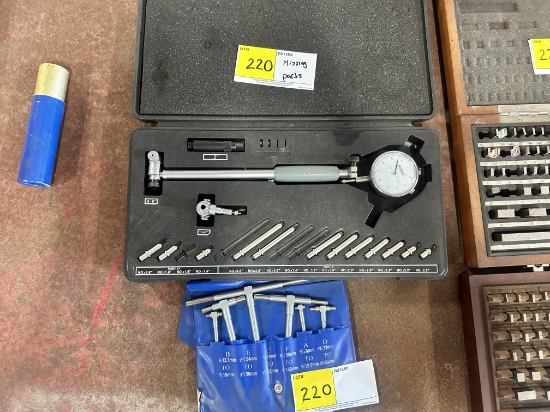 LOT OF 2 MEASURING TOOLS (MISSING PIECES)