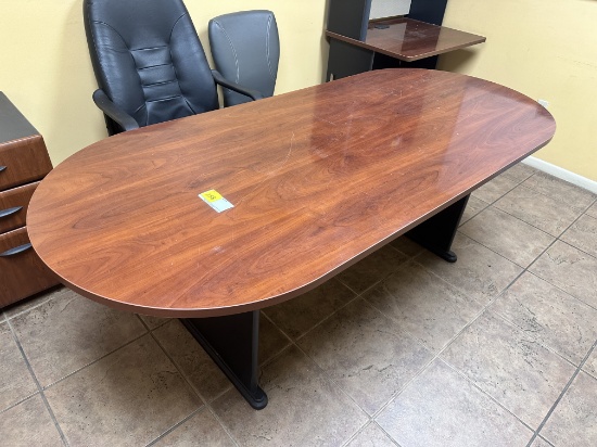 7' OVAL OFFICE TABLE