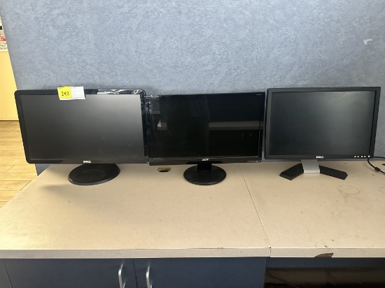 LOT OF 3 MONITORS
