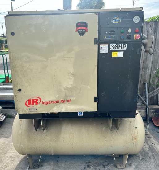 INGERSOLL RAND 30 HP ROTARY SCREW AIR COMPRESSOR