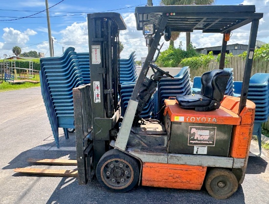 TOYOTA FORKLIFT 5FBCU25, SITDOWN FORKLIFT