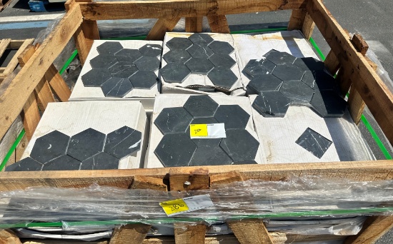 PALLET OF 417 SQ' TAURUS BLACK MOSAIC 4" TILES