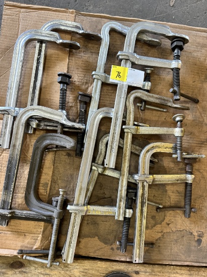 LOT OF ASSORTED CLAMPS