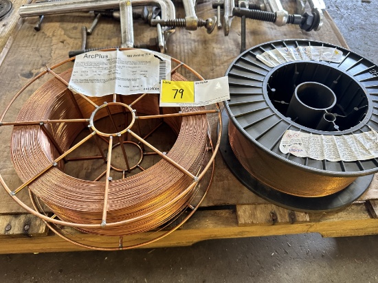 LOT OF 2 SPOOLS OF WELDING WIRE