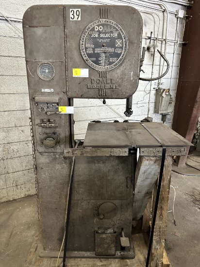 DOALL MODEL DBW-1 VERTICAL BANDSAW