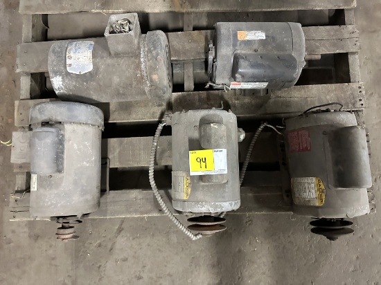 LOT OF 5 ASSORTED MOTORS