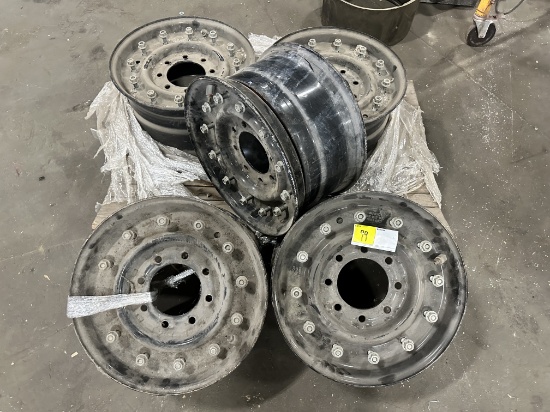 LOT OF 5 RIMS 16.5"