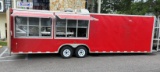 28 FT. CUSTOM DIAMOND CARGO CONCESSION TRAILER, FULLY LOADED, AIR CONDITIONED