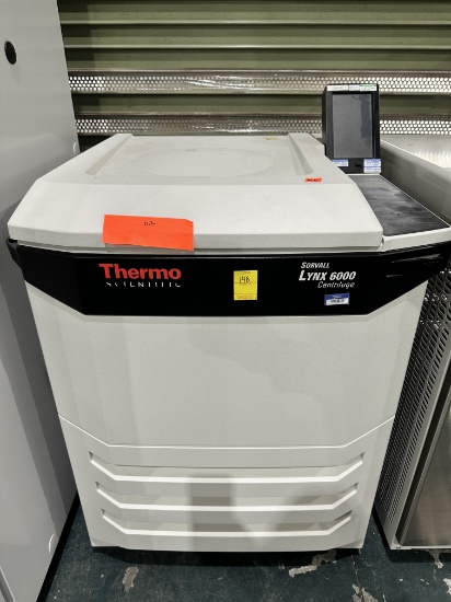 THERMO SCIENTIFIC SORVALL LYNX 6000 SUPERSPEED CENTRIFUGE, SN:42084468, REF: 75006590, YEAR 2017