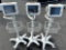 QTY. 3 - PHILIPS SURESIGNS VS3 PT. MONITOR ON ROLLING STANDS