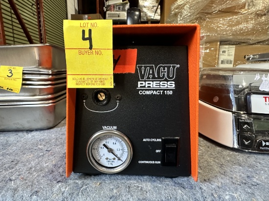 Vacu Press Compact 150 (Model C150 180718)