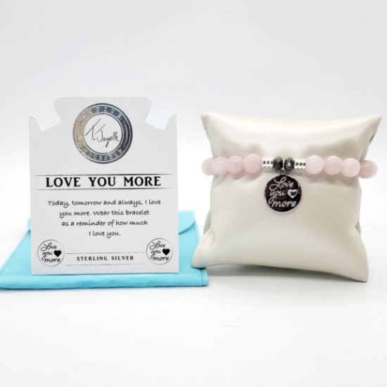 Rose Quartz (I Love You More) Bracelet  |  Retail Value: $58