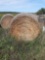 Round bale. straw