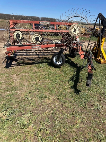 H and S hay machine