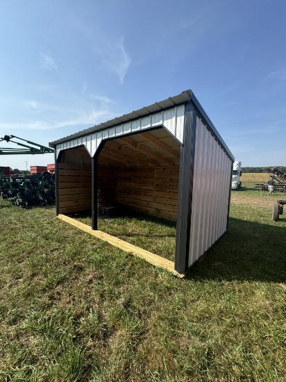9' X 16' LIVESTOCK SHED
