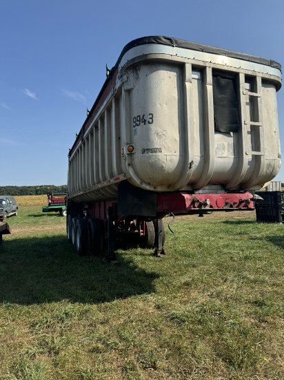 FRUHAUF 24' 3 AXLE ALUMINUM DUMP TRAILER