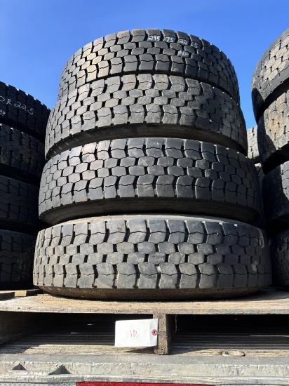 (4) 295-75 x 22.5" TIRES HP