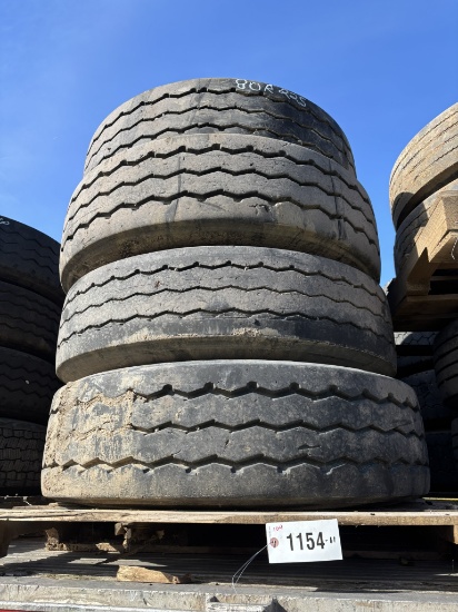 (4) 80R x 22.5" TIRES