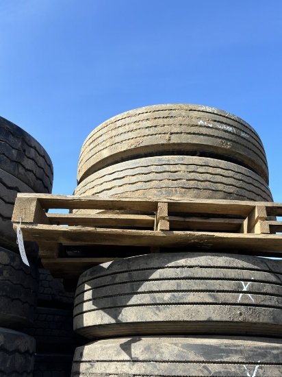 (2) 285-75R x 22.5" TIRES - HP ALUMINUM