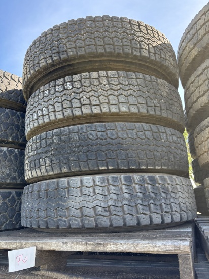 (4) 11R x 22.5 BUD WHEELS